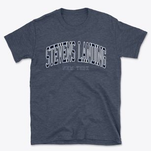 Stevens Landing New York Traditional Basic T-Shirt