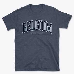 Belgium New York Traditional Basic T-Shirt
