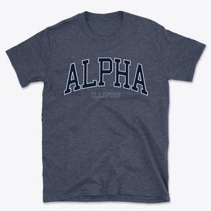 Alpha Illinois Traditional Basic T-Shirt