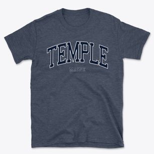 Temple Maine Traditional Basic T-Shirt