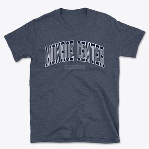 Monroe Center Illinois Traditional Basic T-Shirt