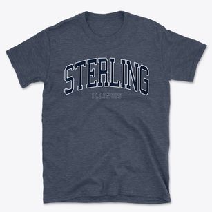 Sterling Illinois Traditional Basic T-Shirt