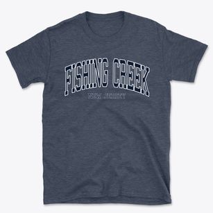 Fishing Creek New Jersey Traditional Basic T-Shirt