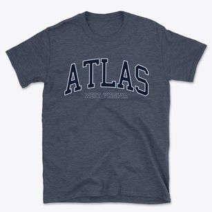 Atlas West Virginia Traditional Basic T-Shirt