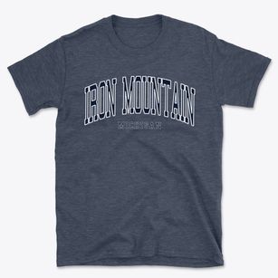Iron Mountain Michigan Traditional Basic T-Shirt