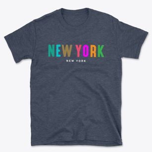New York City New York Color Pop Basic T-Shirt