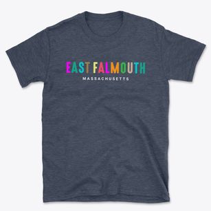 East Falmouth Massachusetts Color Pop Basic T-Shirt