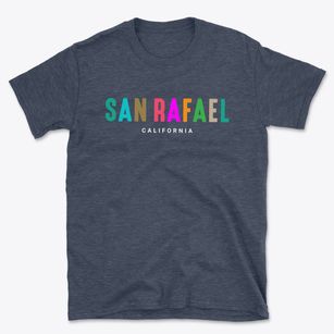 San Rafael California Color Pop Basic T-Shirt