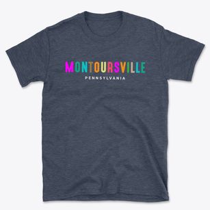 Montoursville Pennsylvania Color Pop Basic T-Shirt