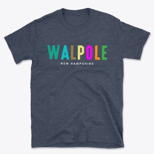 Walpole New Hampshire Color Pop Basic T-Shirt