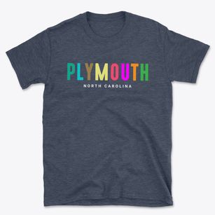 Plymouth North Carolina Color Pop Basic T-Shirt