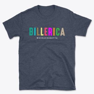 Billerica Massachusetts Color Pop Basic T-Shirt