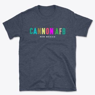 Cannon Afb New Mexico Color Pop Basic T-Shirt