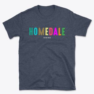 Homedale Idaho Color Pop Basic T-Shirt
