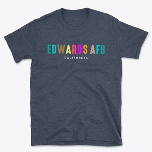 Edwards Afb California Color Pop Basic T-Shirt