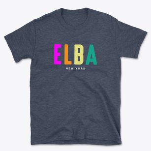 Elba New York Color Pop Basic T-Shirt