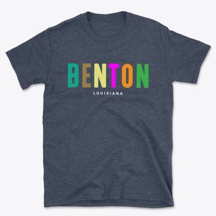 Benton Louisiana Color Pop Basic T-Shirt