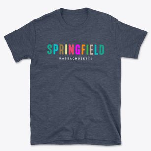 Springfield Massachusetts Color Pop Basic T-Shirt
