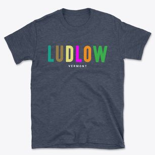 Ludlow Vermont Color Pop Basic T-Shirt