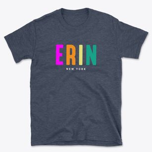 Erin New York Color Pop Basic T-Shirt