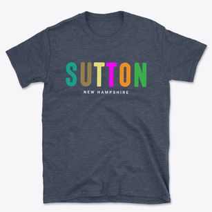 Sutton New Hampshire Color Pop Basic T-Shirt