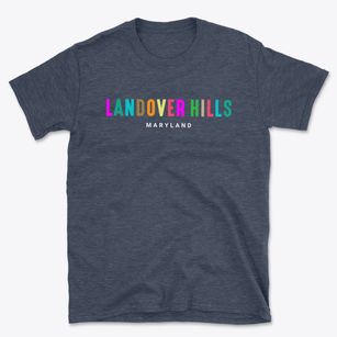 Landover Hills Maryland Color Pop Basic T-Shirt