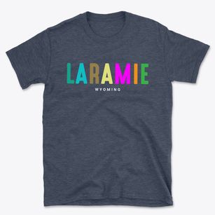 Laramie Wyoming Color Pop Basic T-Shirt