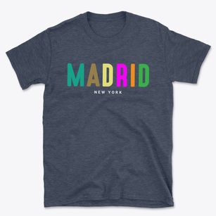 Madrid New York Color Pop Basic T-Shirt