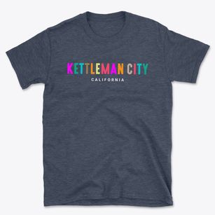 Kettleman City California Color Pop Basic T-Shirt