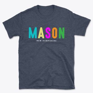 Mason New Hampshire Color Pop Basic T-Shirt
