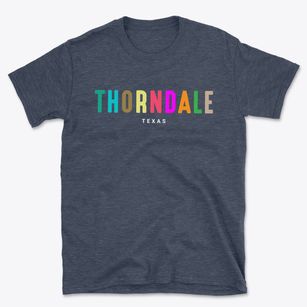 Thorndale Texas Color Pop Basic T-Shirt