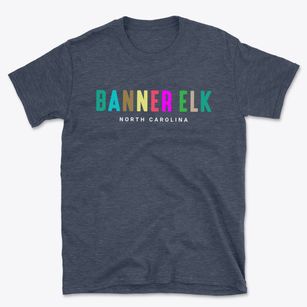 Banner Elk North Carolina Color Pop Basic T-Shirt