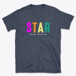 Star North Carolina Color Pop Basic T-Shirt