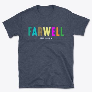 Farwell Michigan Color Pop Basic T-Shirt