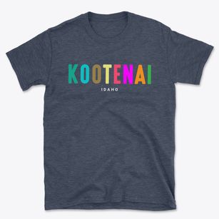 Kootenai Idaho Color Pop Basic T-Shirt