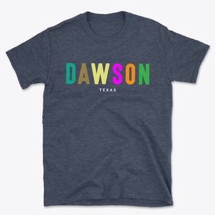 Dawson Texas Color Pop Basic T-Shirt
