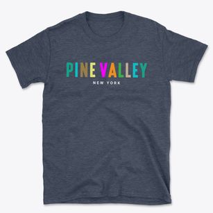 Pine Valley New York Color Pop Basic T-Shirt