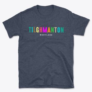 Tilghmanton Maryland Color Pop Basic T-Shirt