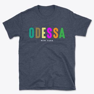 Odessa New York Color Pop Basic T-Shirt