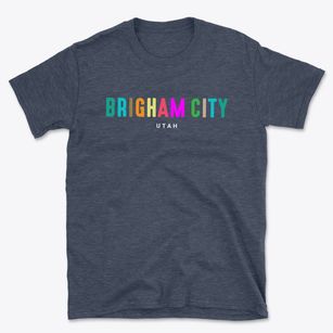 Brigham City Utah Color Pop Basic T-Shirt