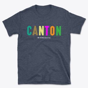 Canton Minnesota Color Pop Basic T-Shirt