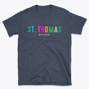 St. Thomas Missouri Color Pop Basic T-Shirt