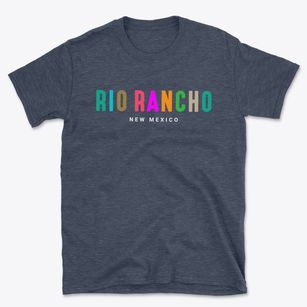 Rio Rancho New Mexico Color Pop Basic T-Shirt
