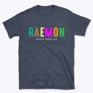 Raemon North Carolina Color Pop Basic T-Shirt