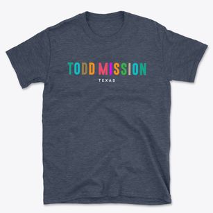 Todd Mission Texas Color Pop Basic T-Shirt