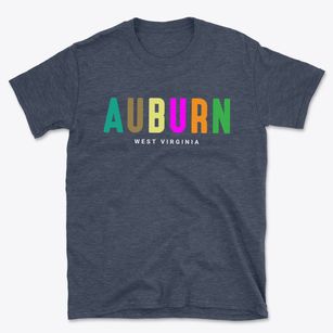 Auburn West Virginia Color Pop Basic T-Shirt