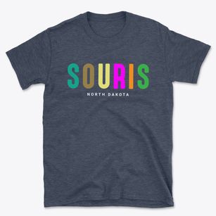 Souris North Dakota Color Pop Basic T-Shirt