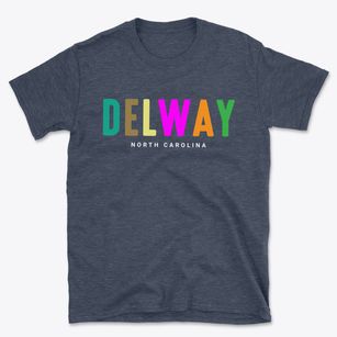 Delway North Carolina Color Pop Basic T-Shirt