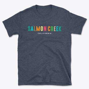 Salmon Creek California Color Pop Basic T-Shirt