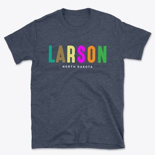 Larson North Dakota Color Pop Basic T-Shirt
